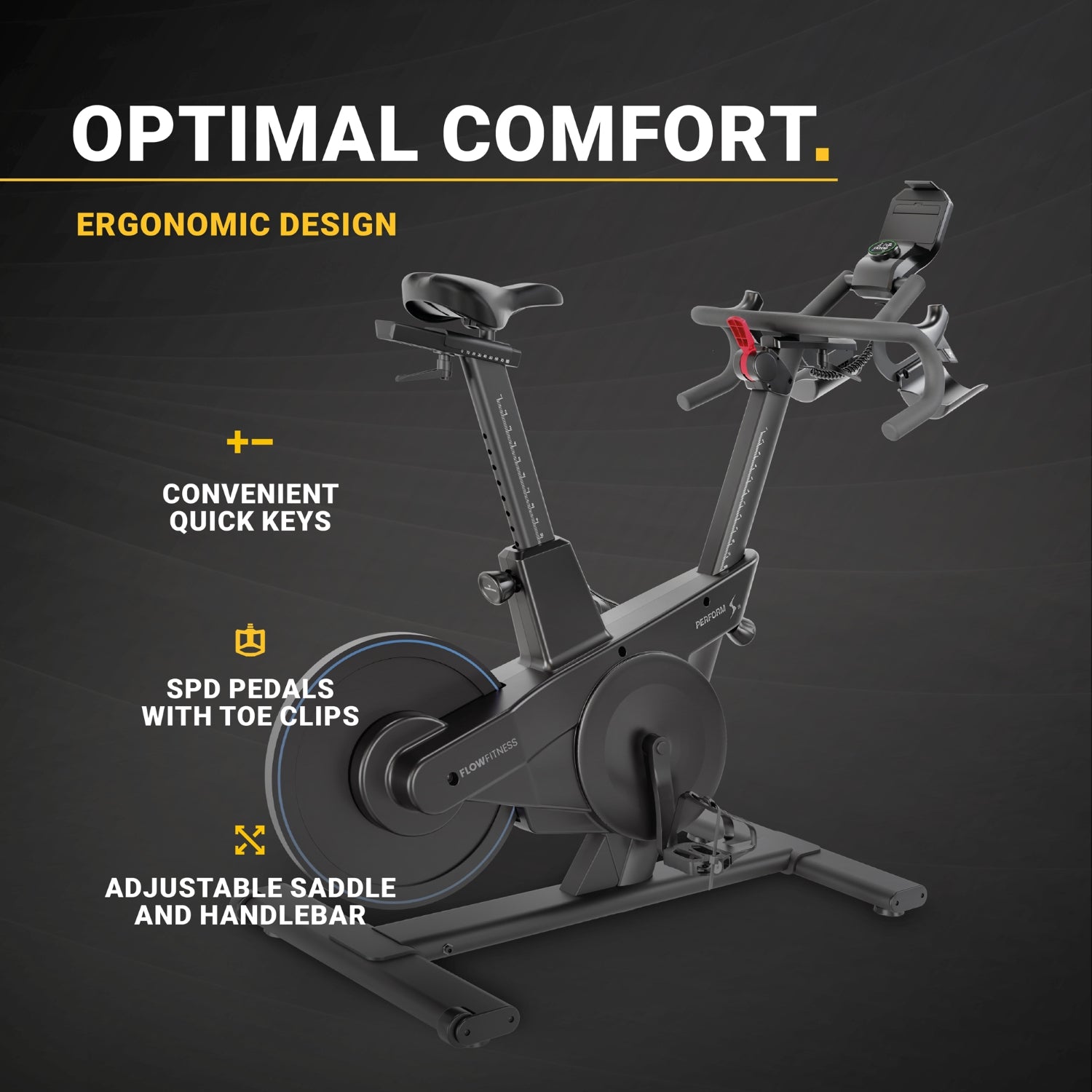 Flow Fitness Perform S2i - Semi-Professionele Indoor Cycle