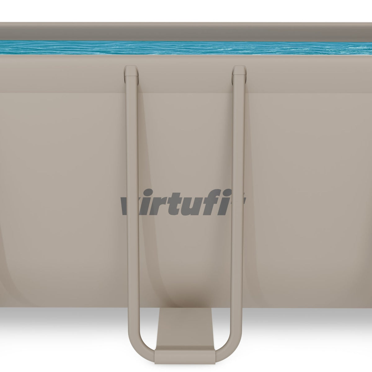 VirtuFit Rechthoekig Zwembad 400 x 200 x 122 cm - Beige - Tweedekans