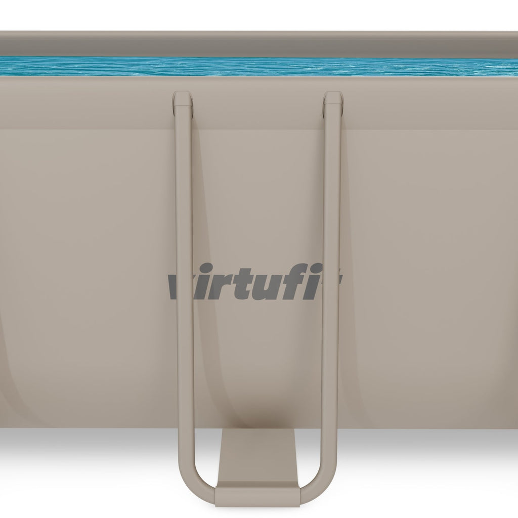 VirtuFit Rechthoekig Zwembad 400 x 200 x 122 cm - Beige