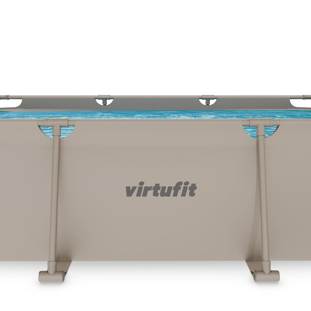 VirtuFit Rechthoekig Zwembad - 300 x 210 x 66 cm - Beige