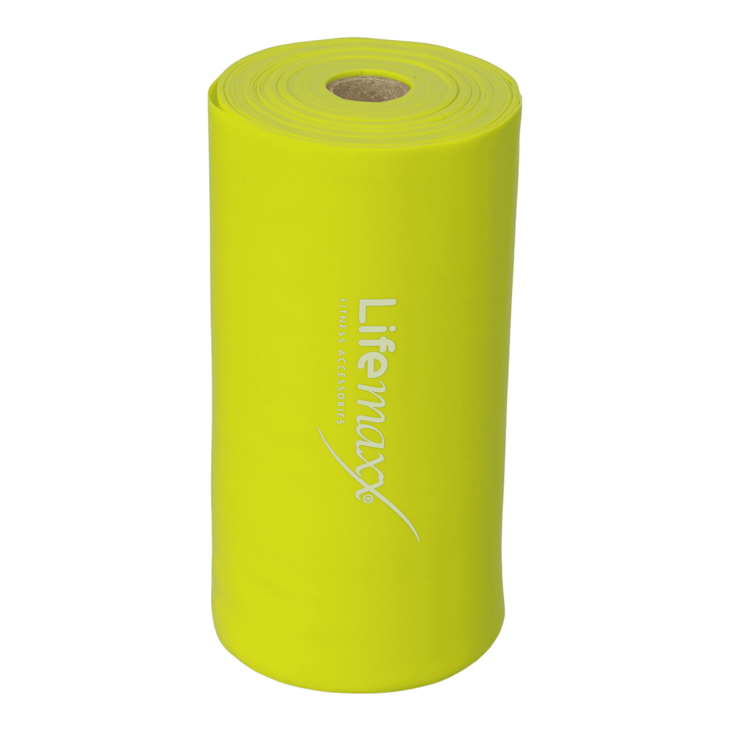 Lifemaxx Flex Band - Licht - 12 meter - Geel