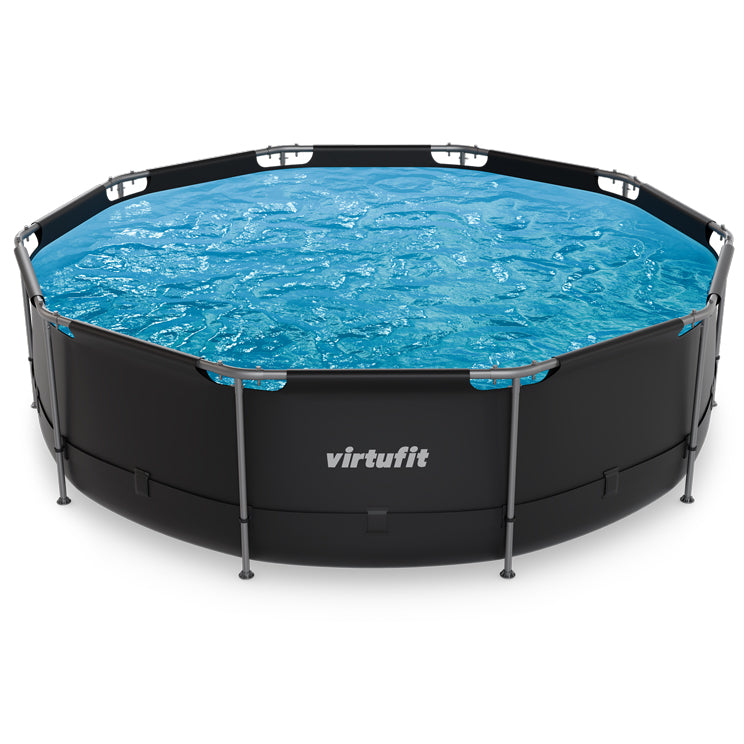 VirtuFit Rond Zwembad - Ø366 x 100 cm - Antraciet