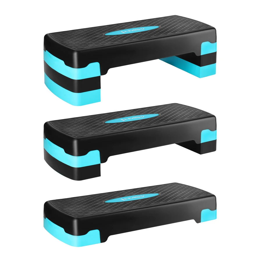 HMS Fitness Aerobic Step - Zwart/Blauw
