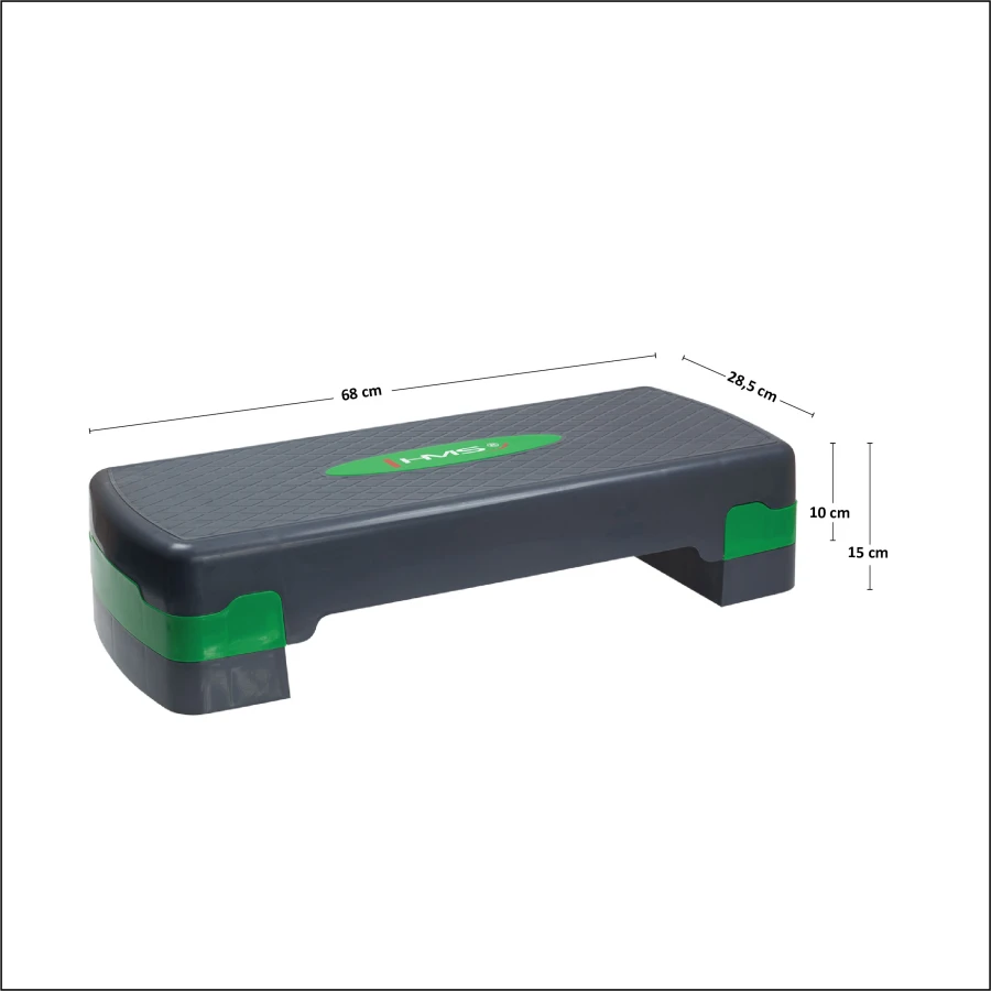 HMS Fitness Aerobic Step - Zwart/Groen