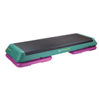 HMS Fitness Aerobic Step - Zwart/Groen/Roze