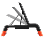 HMS Fitness Verstelbare Fitness Step Pro - Aerobic Stepper - Zwart/Oranje
