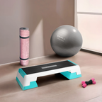HMS Fitness Premium Aerobic Step - Wit/Blauw