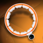 HMS Hoelahoep - Magneten, Gewicht & Teller - Wit/Oranje