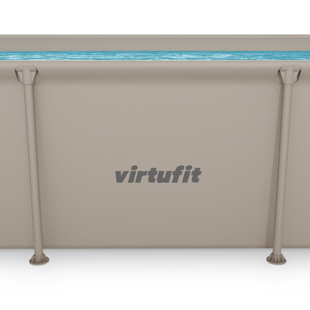 VirtuFit Rechthoekig Zwembad - 260 x 180 x 66 cm - Beige
