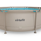 VirtuFit Rond Zwembad - Ø244 x 76 cm - Beige - Inclusief Filterpomp