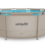 VirtuFit Rond Zwembad - Ø366 x 100 cm - Beige - Inclusief Filterpomp
