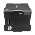 HMS Fitness Plyobox Hout - 75 x 60 x 50 cm - Zwart