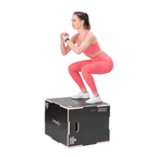 HMS Fitness Plyobox Hout - 75 x 60 x 50 cm - Zwart