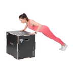 HMS Fitness Plyobox Hout - 75 x 60 x 50 cm - Zwart
