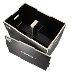 HMS Fitness Plyobox Hout - 75 x 60 x 50 cm - Zwart