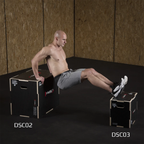 HMS Fitness Plyobox Hout - 50 x 40 x 30 cm - Zwart