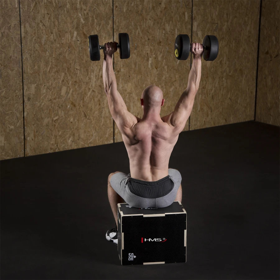 HMS Fitness Plyobox Hout - 50 x 40 x 30 cm - Zwart