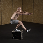 HMS Fitness Plyobox Hout - 50 x 40 x 30 cm - Zwart