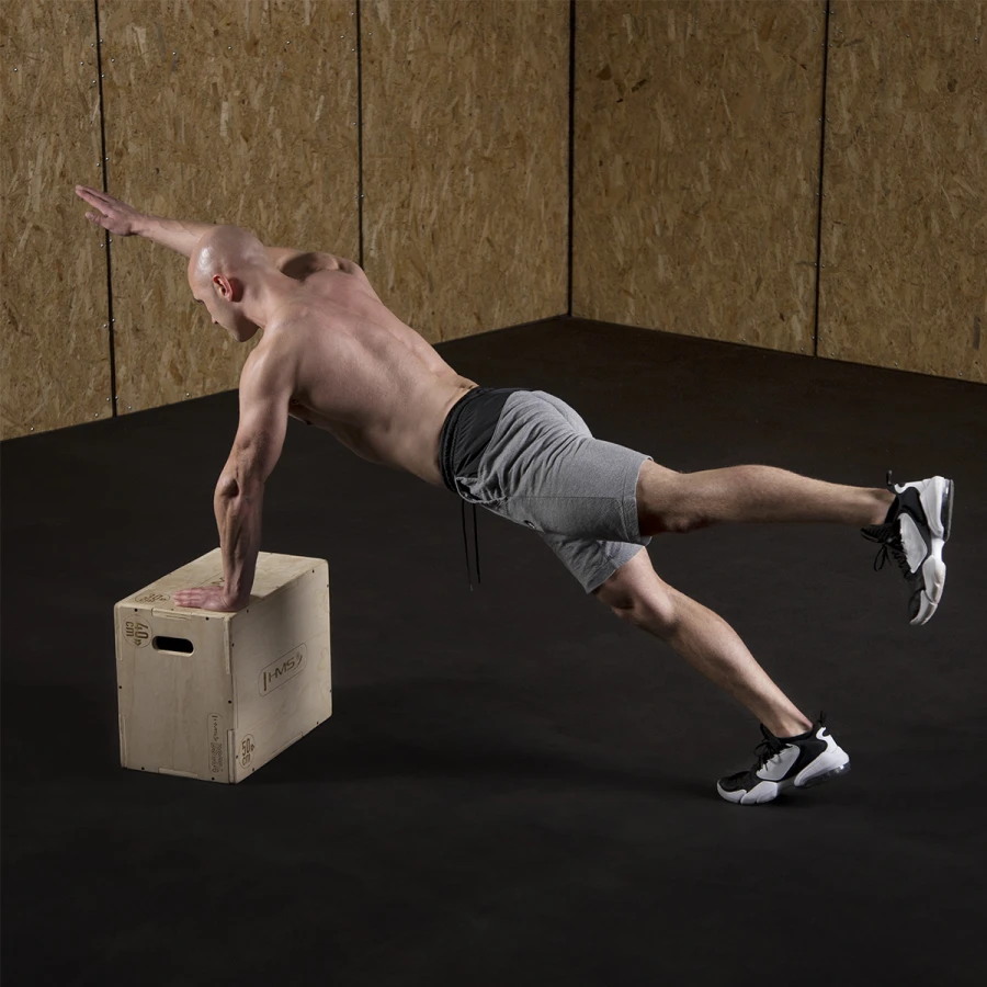 HMS Fitness Plyobox Hout - 50 x 40 x 30 cm