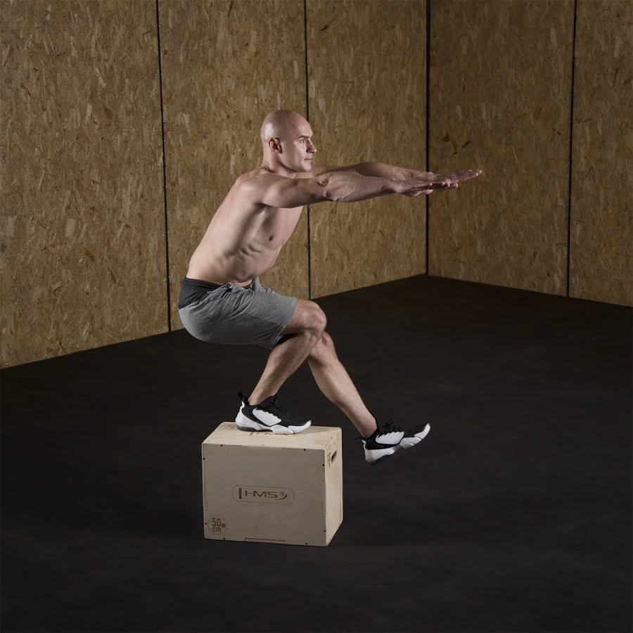 HMS Fitness Plyobox Hout - 50 x 40 x 30 cm