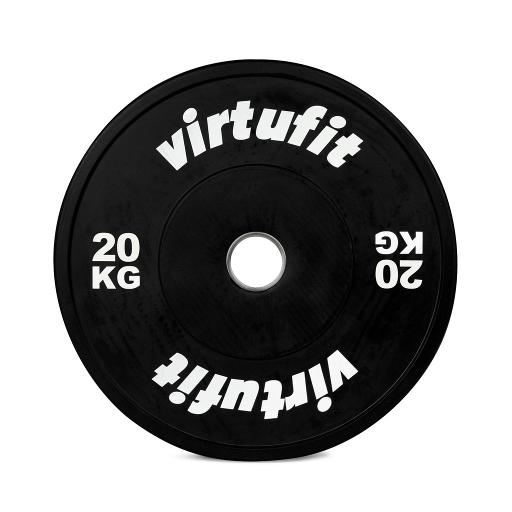 VirtuFit Bumper Plate Set - Olympische Halterschijven van Rubber - 100 kg