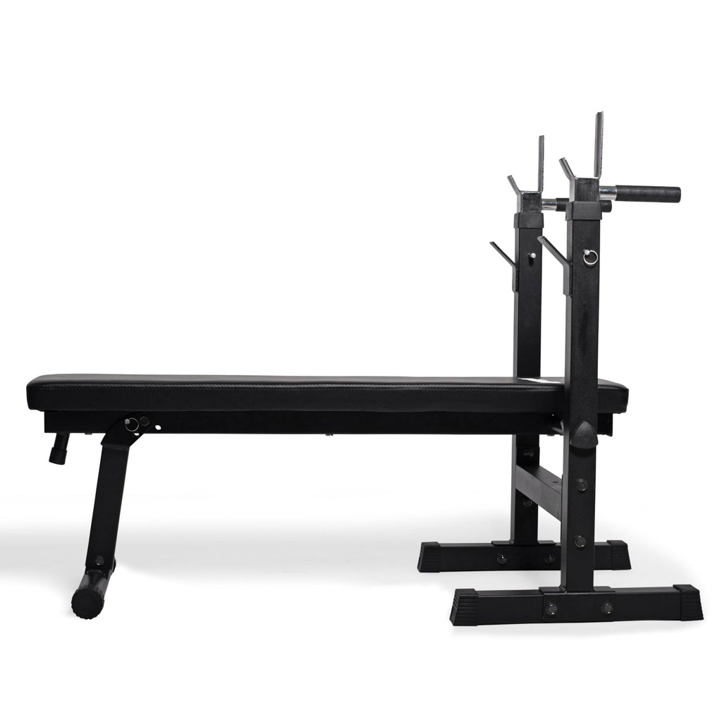 VirtuFit Verstelbare Halterset - 60,5 kg -  Halterbank Compact - Dumbbellset - Halterset