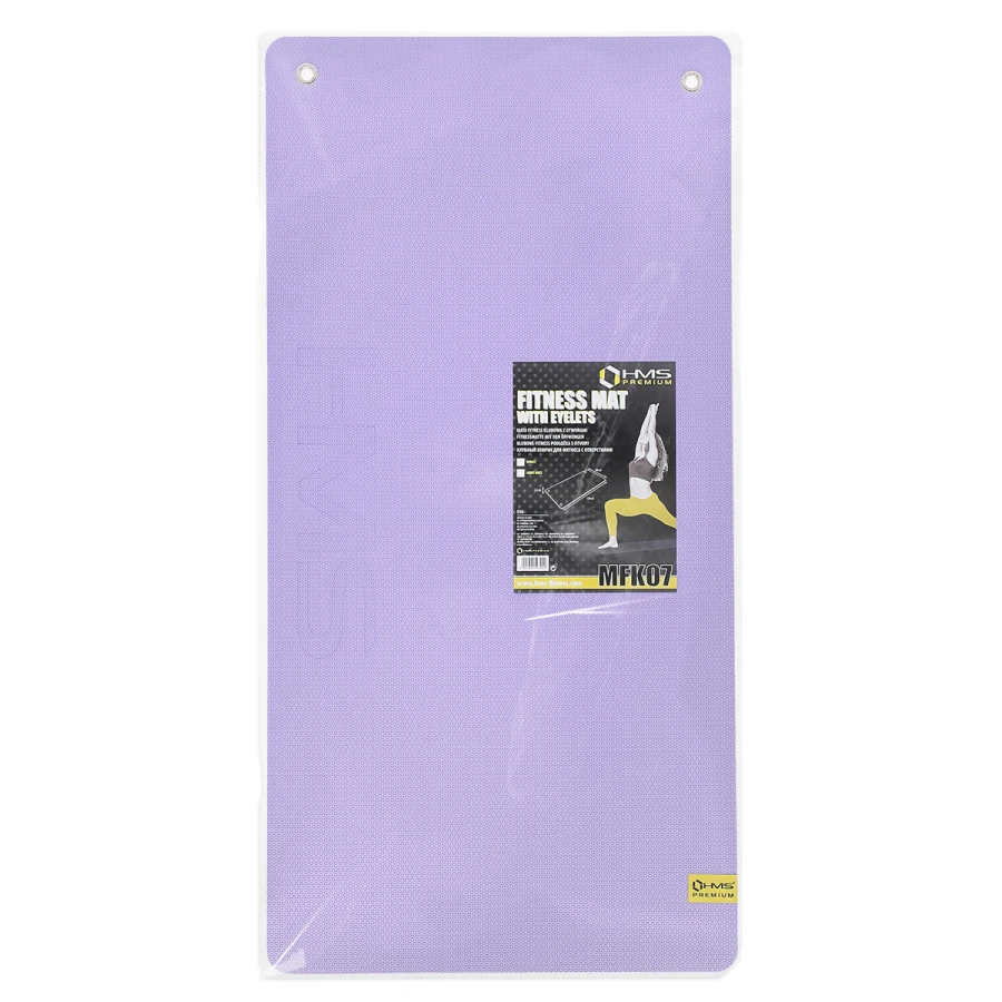 HMS Fitness Mat - Lila/Zwart - 15 mm