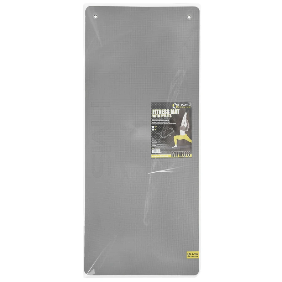 HMS Fitness Mat - Grijs/Zwart - 15 mm