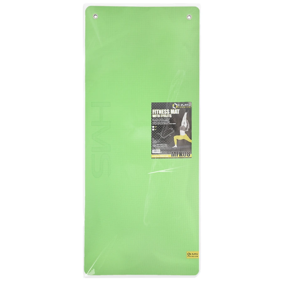 HMS Fitness Mat - Groen/Grijs - 15 mm