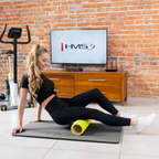 HMS Fitness Mat - Grijs/Zwart - 15 mm