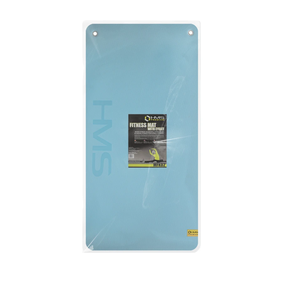 HMS Fitness Mat - Lichtblauw/Zwart - 20 mm