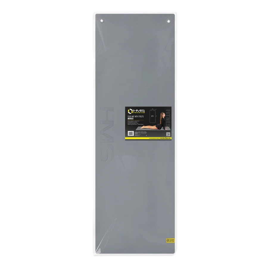 HMS Fitness Mat - Grijs/Zwart - 15 mm