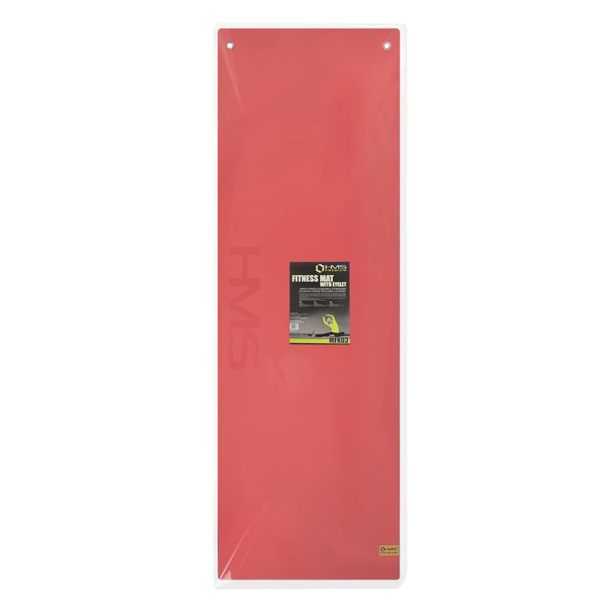 HMS Fitness Mat - Rood/Zwart - 15 mm
