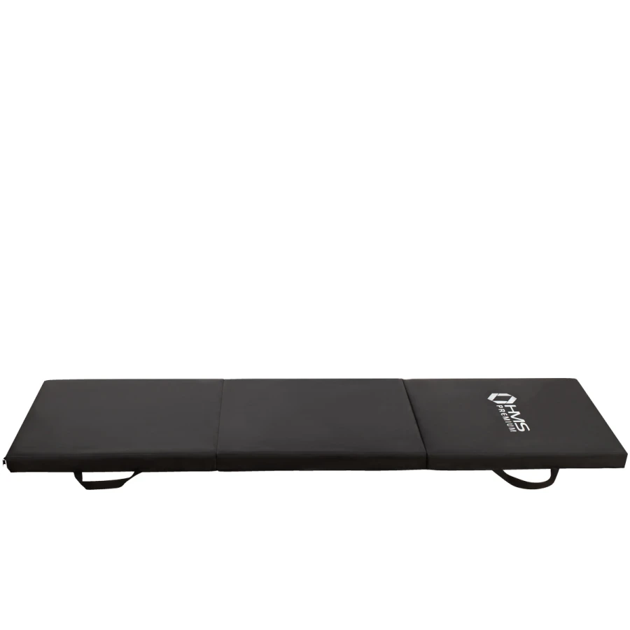 HMS Premium Opvouwbare Fitness Mat - Zwart