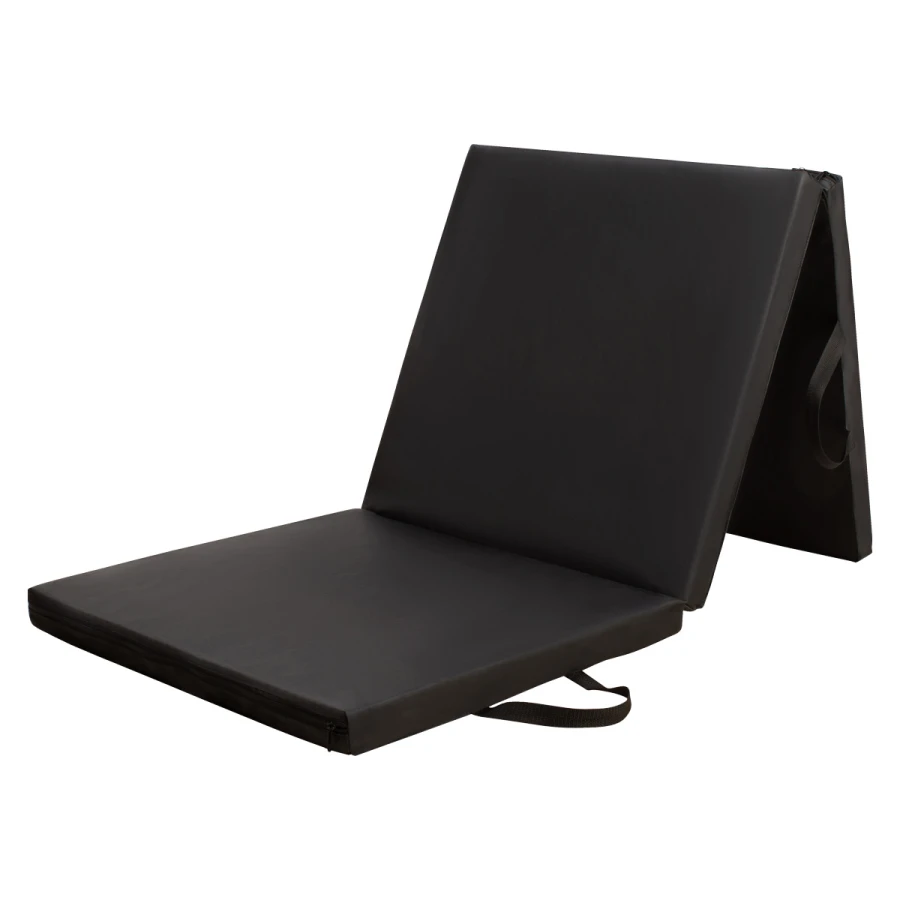 HMS Premium Opvouwbare Fitness Mat - Zwart
