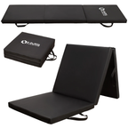 HMS Premium Opvouwbare Fitness Mat - Zwart