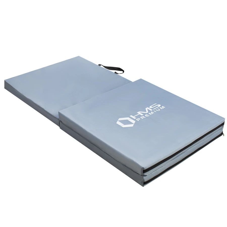 HMS Premium Opvouwbare Fitness Mat - Grijs