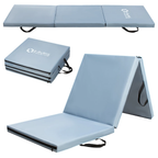 HMS Premium Opvouwbare Fitness Mat - Grijs