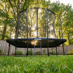 VirtuFit Premium Rechthoekige Trampoline met Veiligheidsnet - Zwart - 183 x 274 cm - Gratis trap