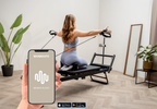 Mewave Pilates Reformer Pro Complete Set - Zwart
