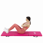 HMS Premium Opvouwbare Fitness Mat - Roze