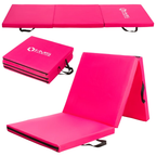 HMS Premium Opvouwbare Fitness Mat - Roze
