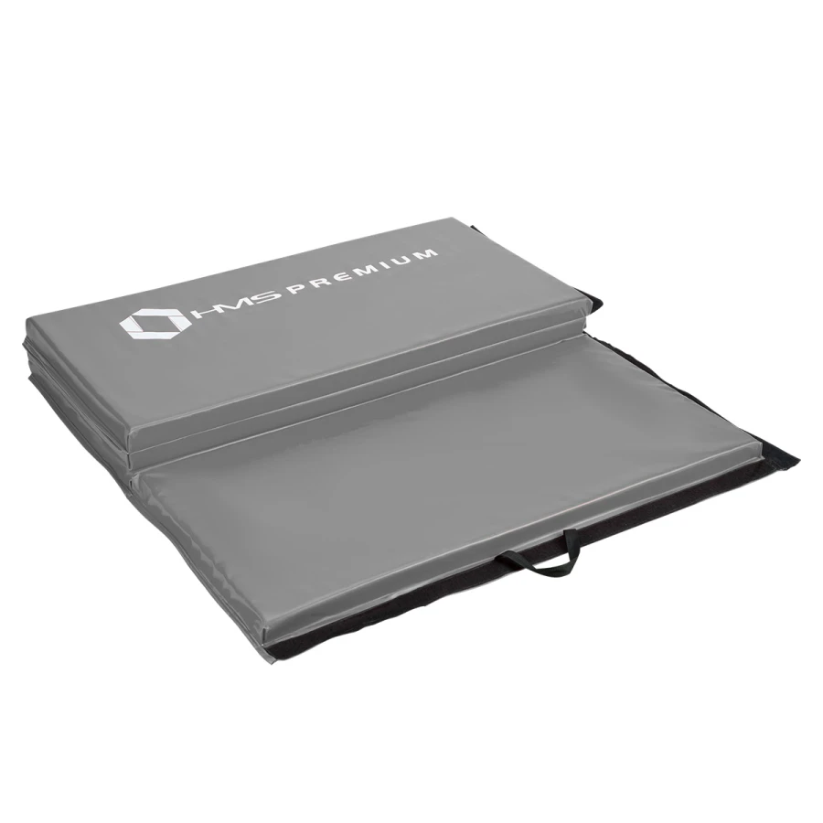 HMS Premium Opvouwbare Fitness Mat - Grijs