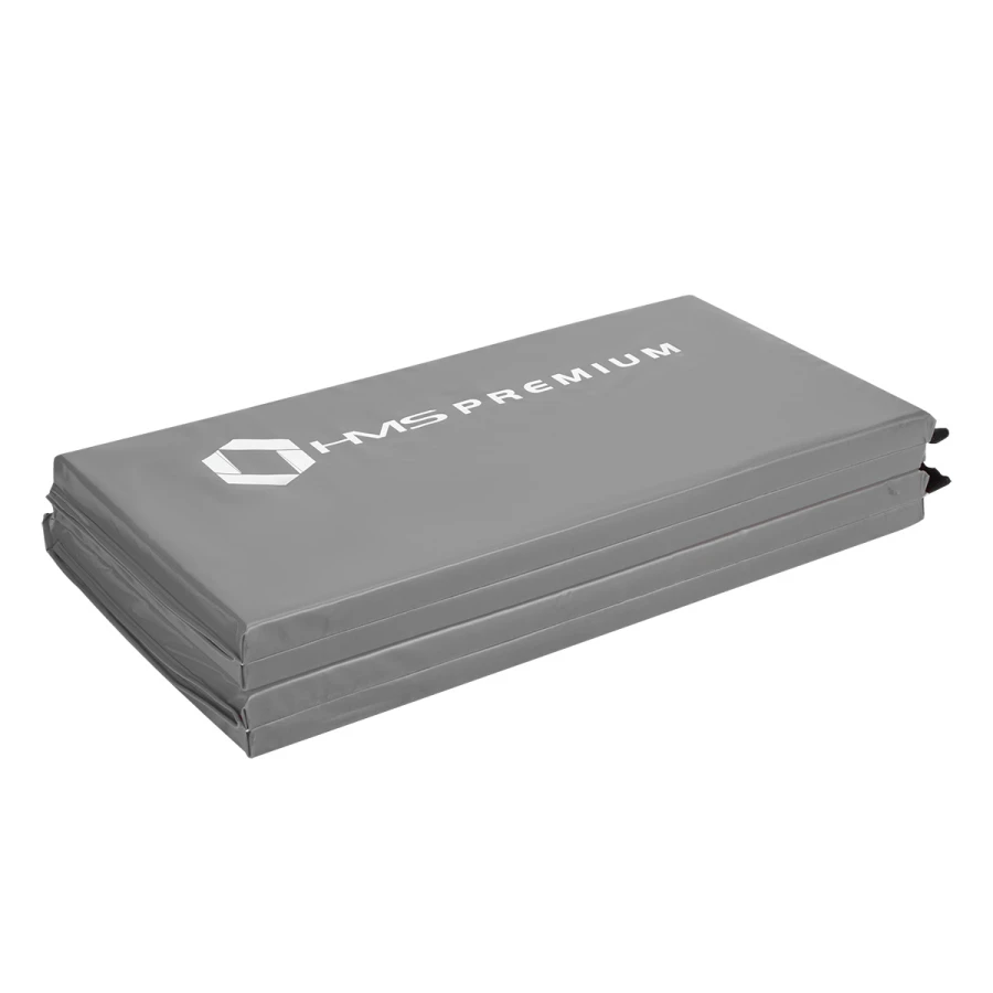 HMS Premium Opvouwbare Fitness Mat - Grijs