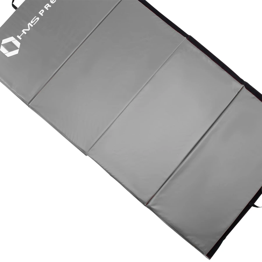 HMS Premium Opvouwbare Fitness Mat - Grijs