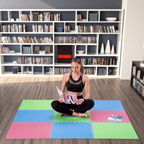 One Fitness Puzzelmat - Set van 9 - 10 mm - Multi