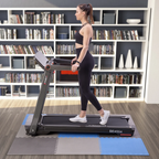 One Fitness Puzzelmat - Set van 9 - 10 mm - Blauw/Grijs