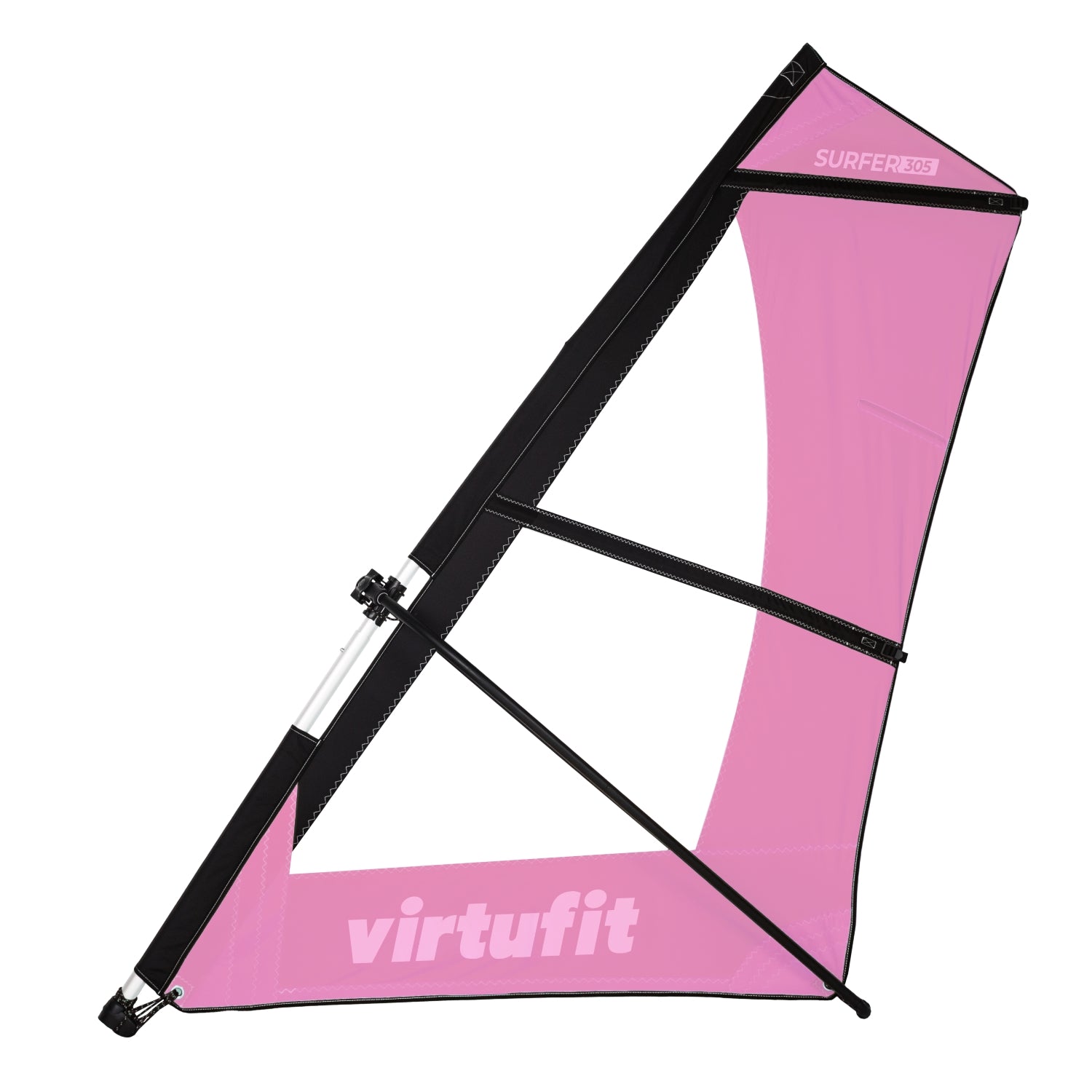 Virtufit Supboard Surfer 305 - Pink - Inclusief Windzeil en accessoires