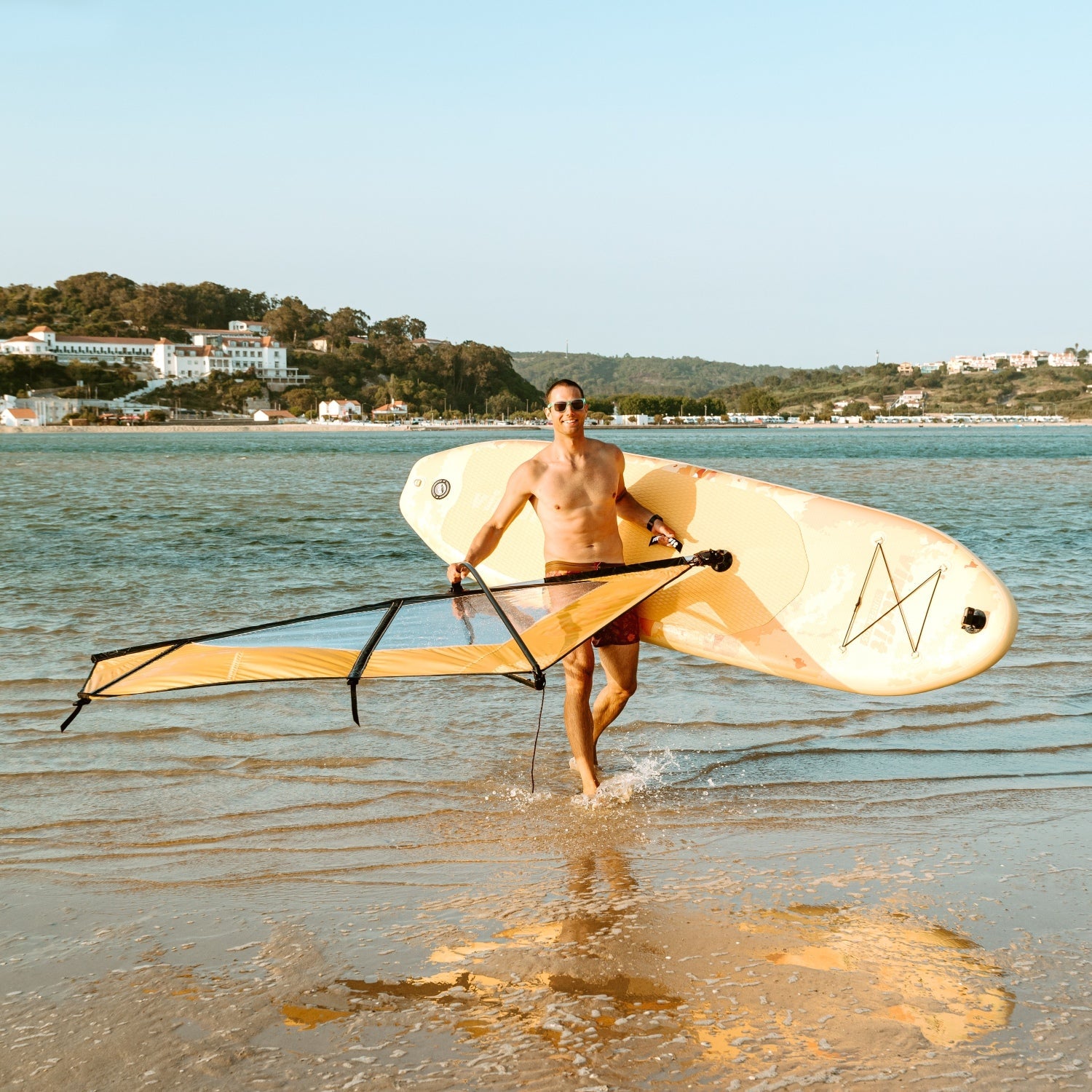 Virtufit Supboard Surfer 305 - Zwart - Inclusief Windzeil en accessoires