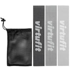 VirtuFit Mini Weerstandsbanden set - Katoen - 3 Stuks - Incl. Opbergtas